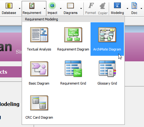 create archimate diagram