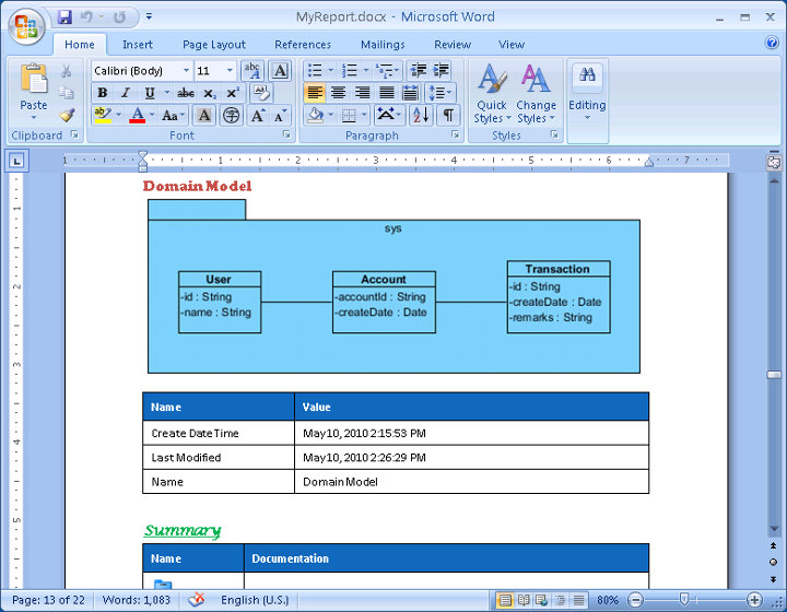 generate microsoft word 2007 document for class model cover page template word 2007